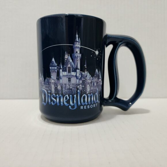 Disney Disneyland Resort 60 Diamond Celebration Ceramic Coffee Cup Blue - Picture 2 of 6
